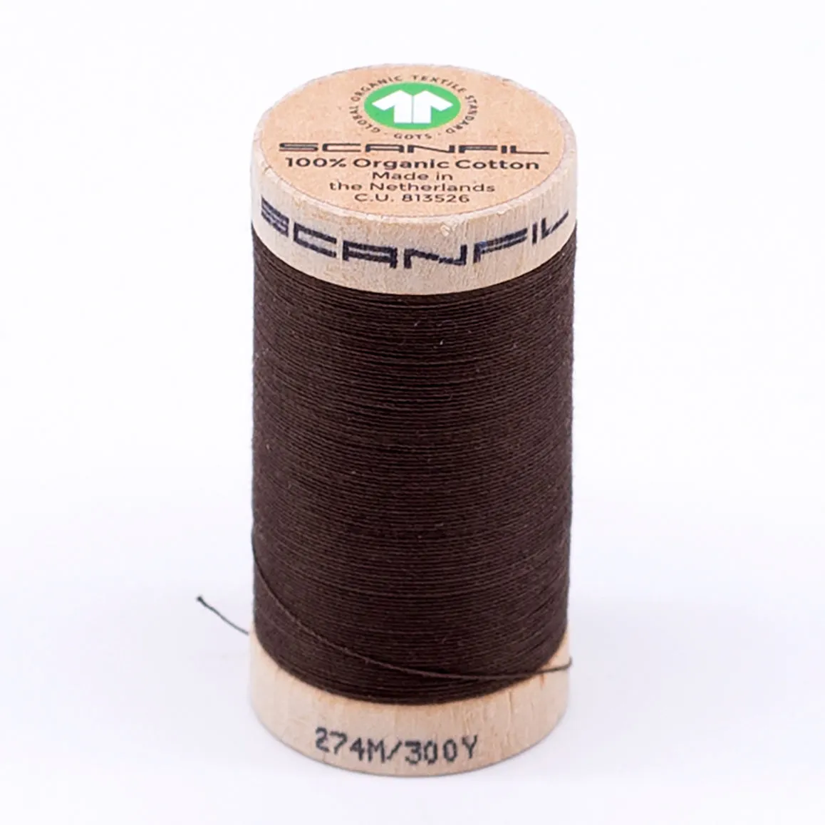 Organic Cotton Thread 4864 Coffee