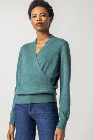 PA2268 L/S wrap front sw-deep sea : l