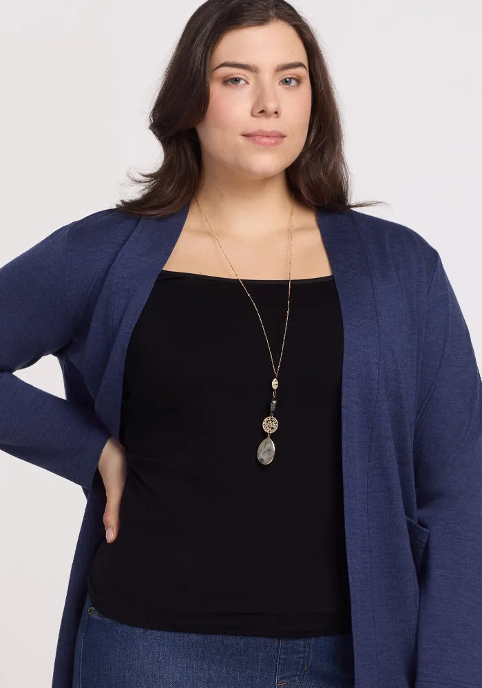 Paisley Cardigan - Twilight Storm