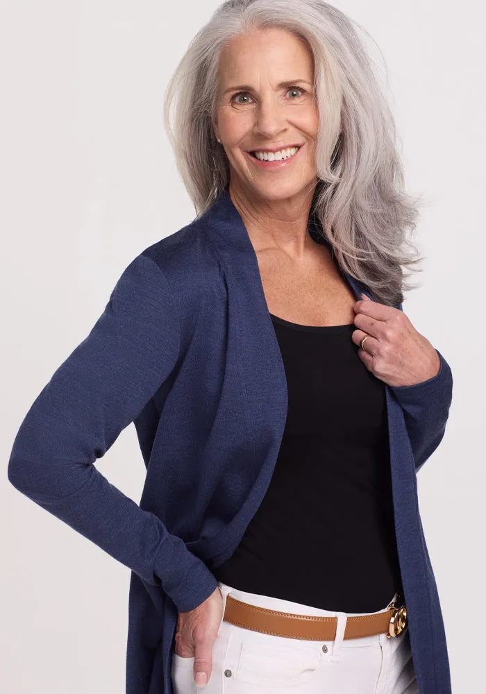 Paisley Cardigan - Twilight Storm