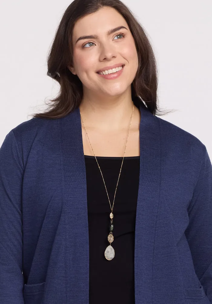 Paisley Cardigan - Twilight Storm