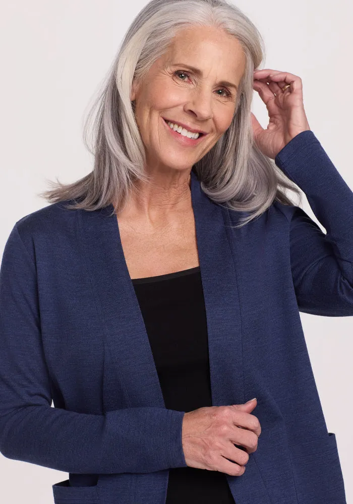 Paisley Cardigan - Twilight Storm