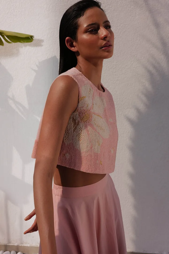 Palma Top & Sicily Skirt (Dusty Pink)