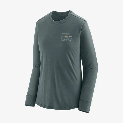 Patagonia Women's Long-Sleeved Capilene Cool Merino Graphic Shirt, Sale
