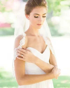 Peony Lace Short Veil
