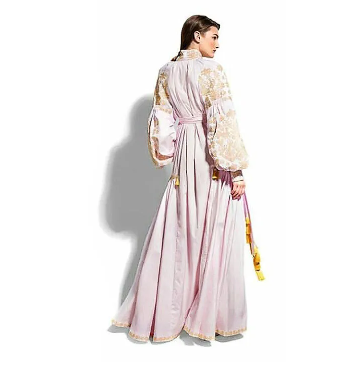 Pink Embroidered dress