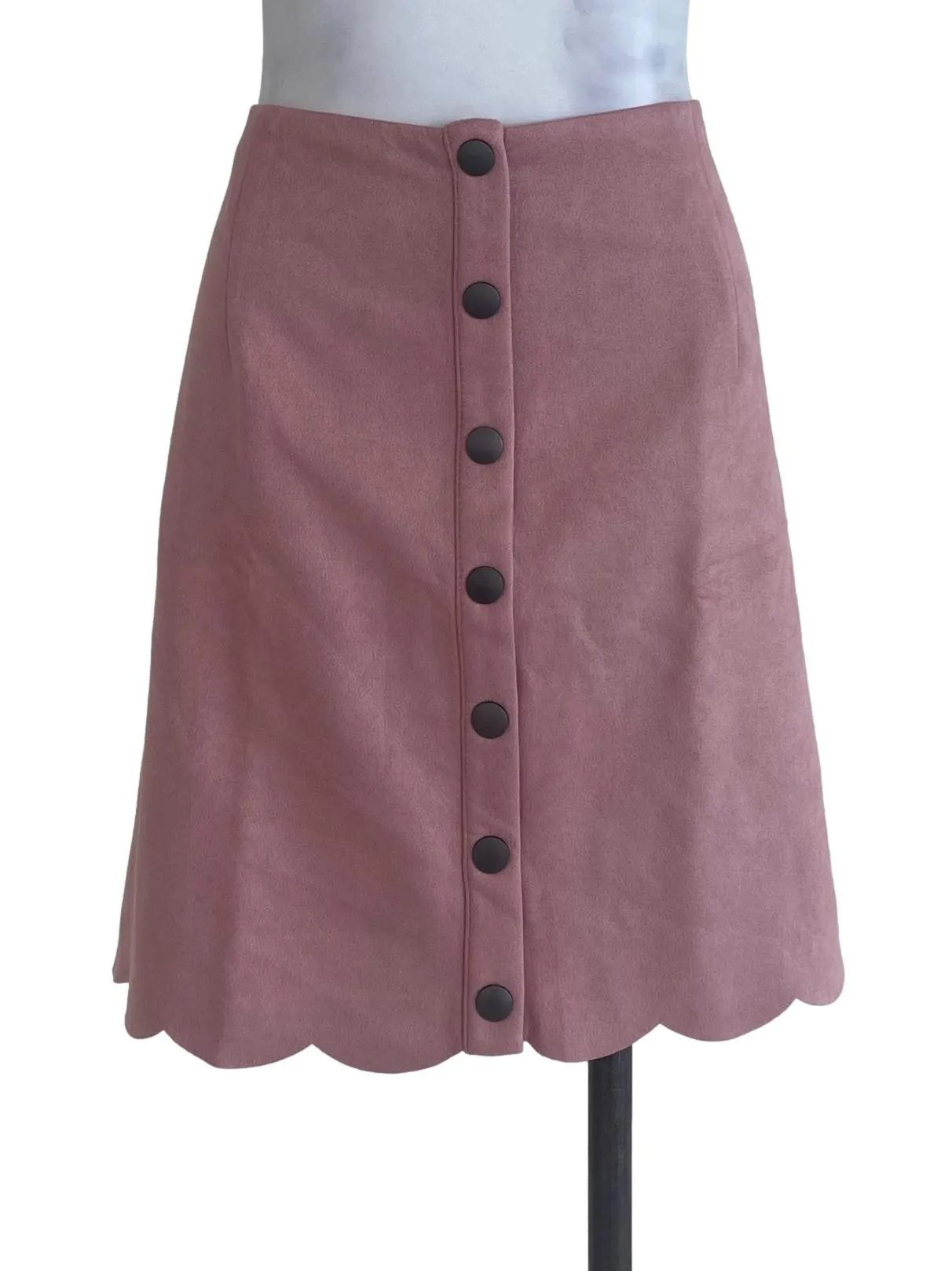 Pink Velvet Skirt LB