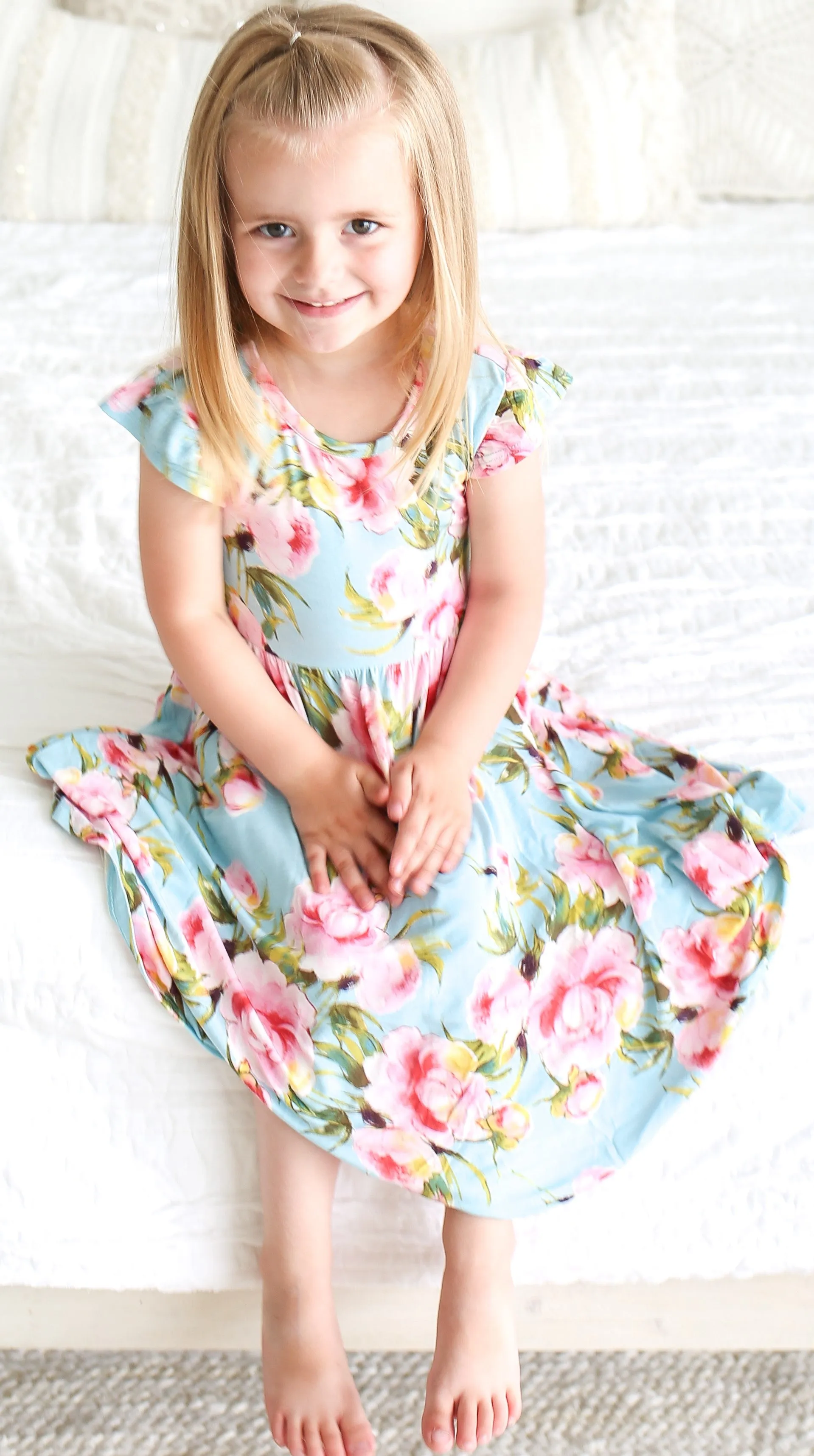 Posh Peanut Carolina Floral Twirl Dress