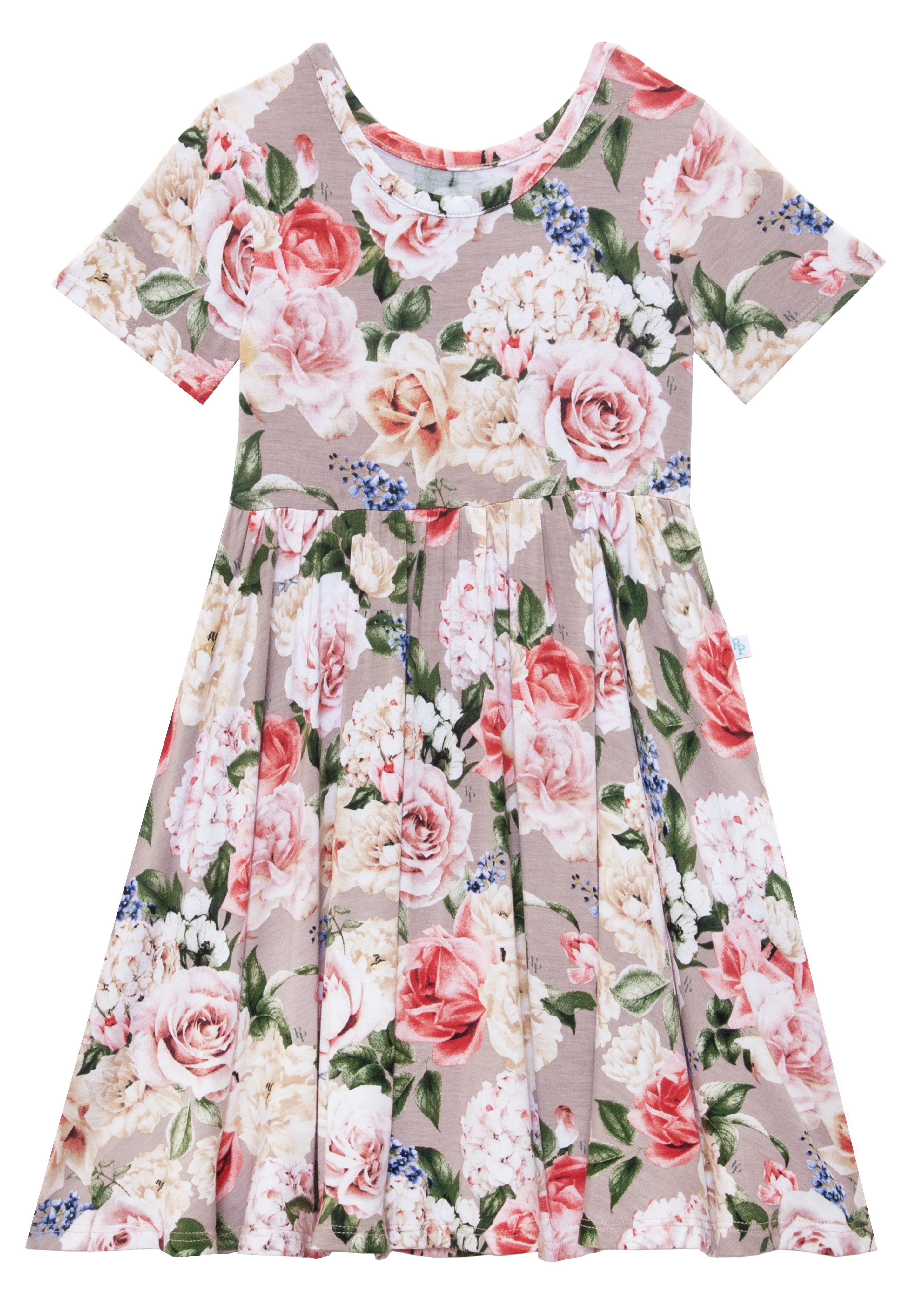 Posh Peanut Cassie S/S Basic Twirl Dress