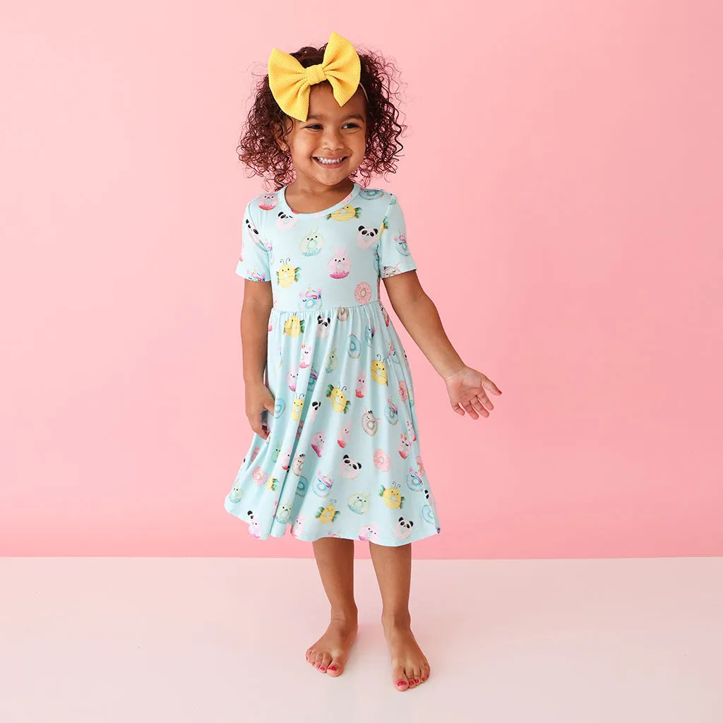 Posh Peanut Donuts S/S Basic Twirl Dress