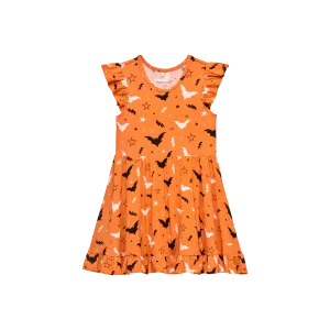 Posh Peanut Hendrix Cap Sleeve Ruffled Twirl Dress