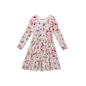 Posh Peanut Millicent L/S Basic Twirl Dress
