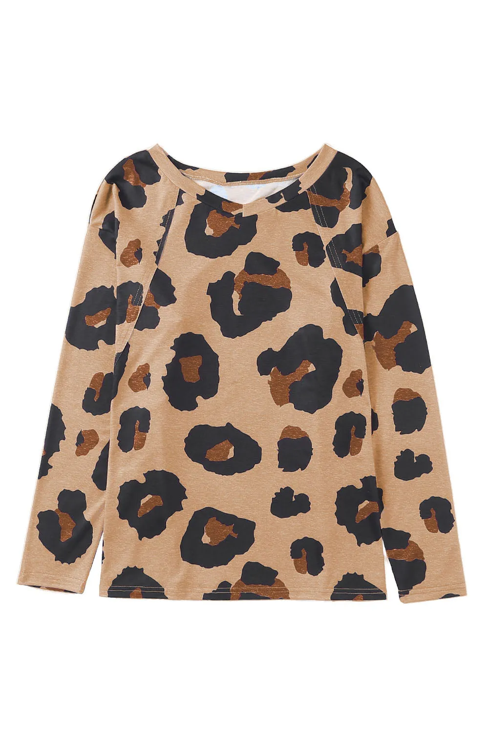 Print Long Sleeve Loose Top