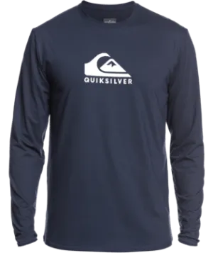Quiksilver Mens Solid Streak Long Sleeve UPF 50 Surf T-Shirt