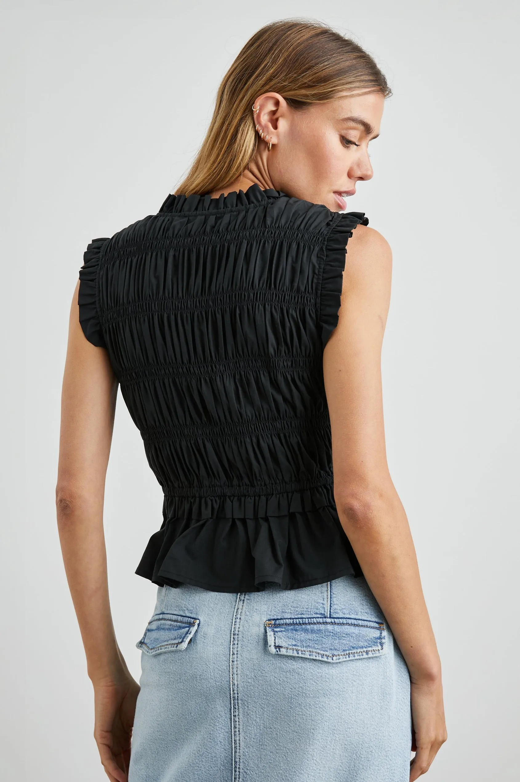 Rails Martine Top Black
