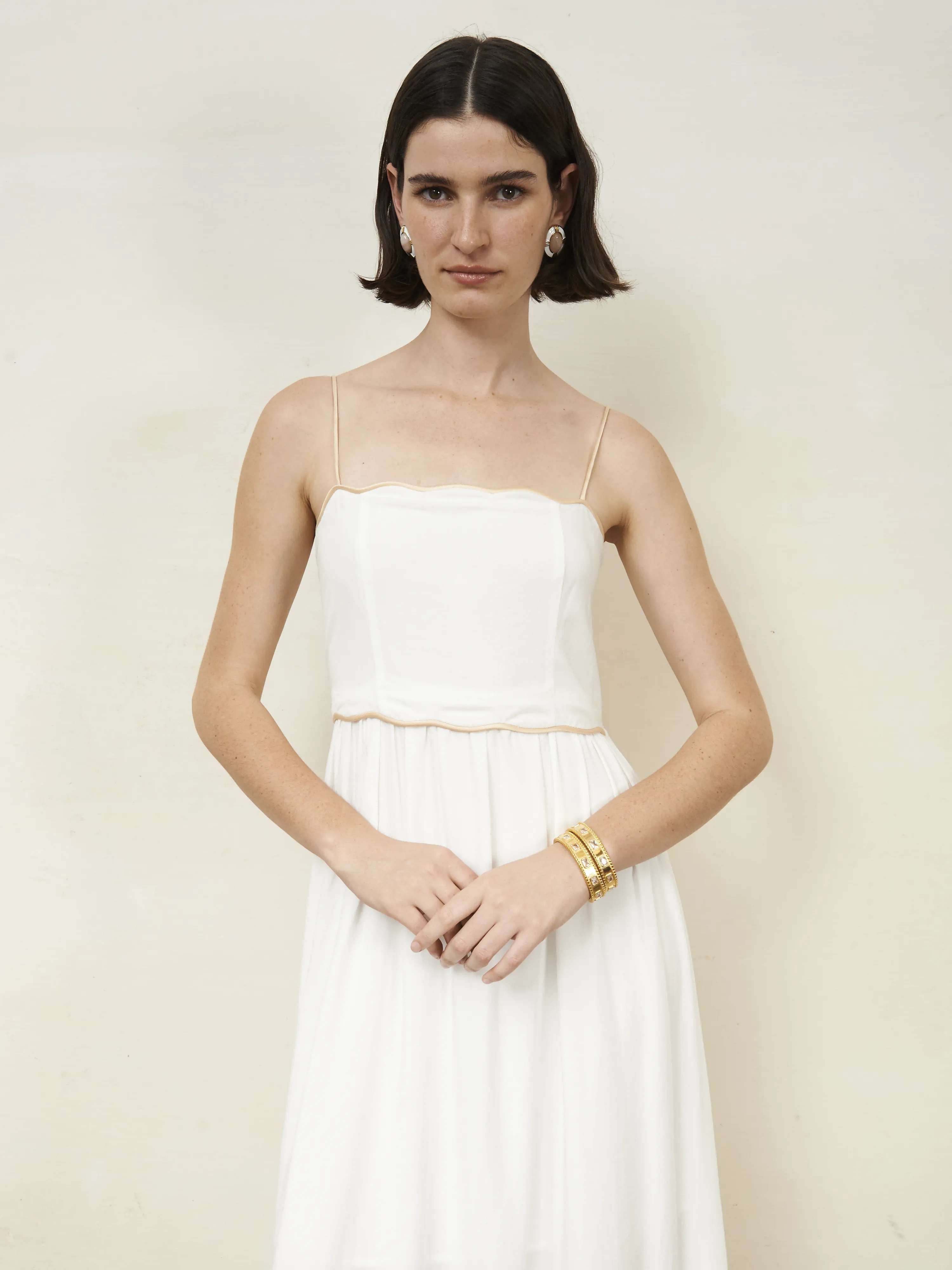 RAYNA DRESS CREAM