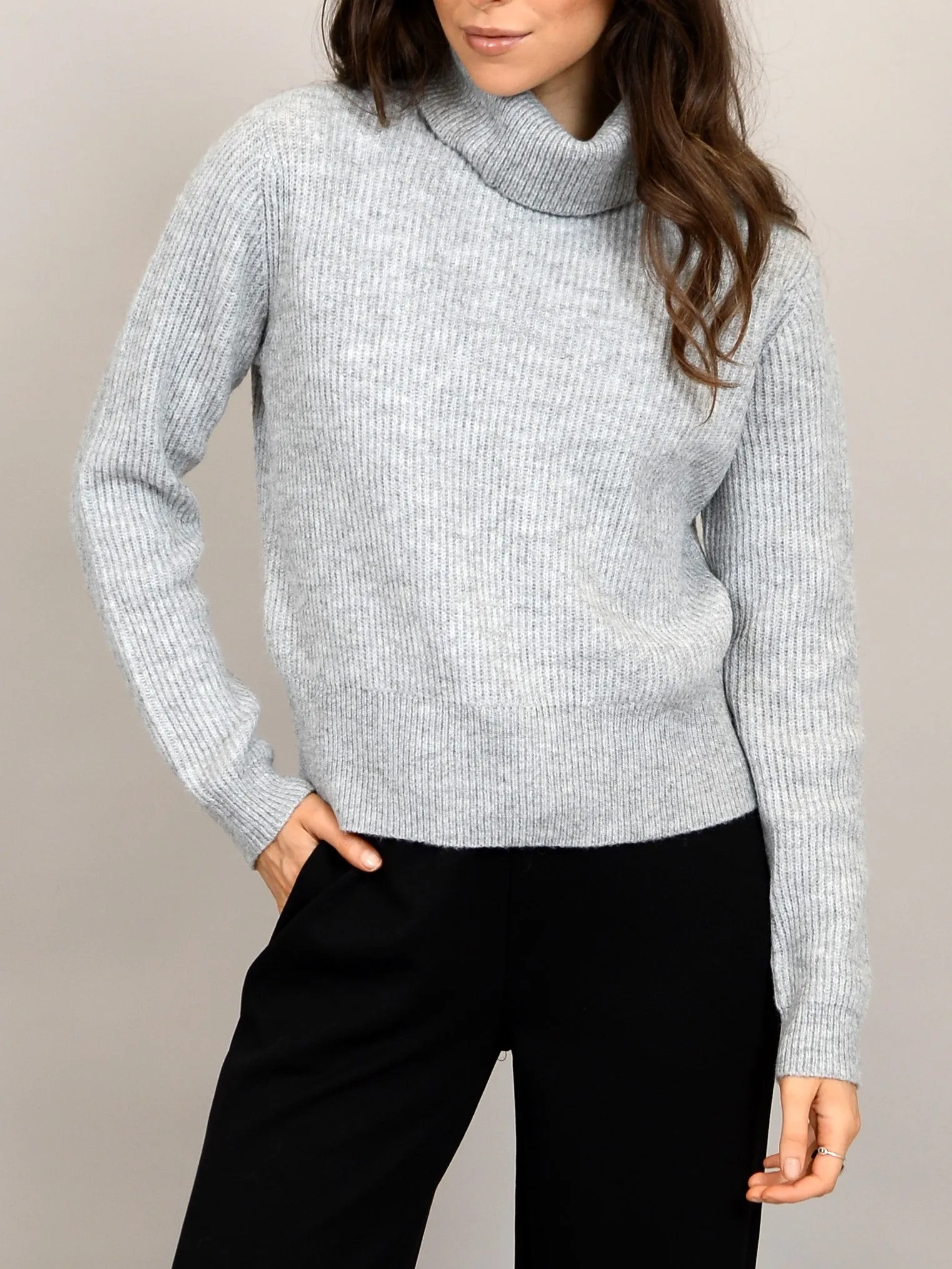 RD STYLE Parija Turtleneck Knit Pullover