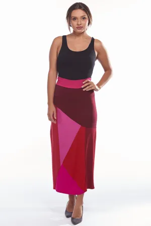 Red Mosaic Skirt