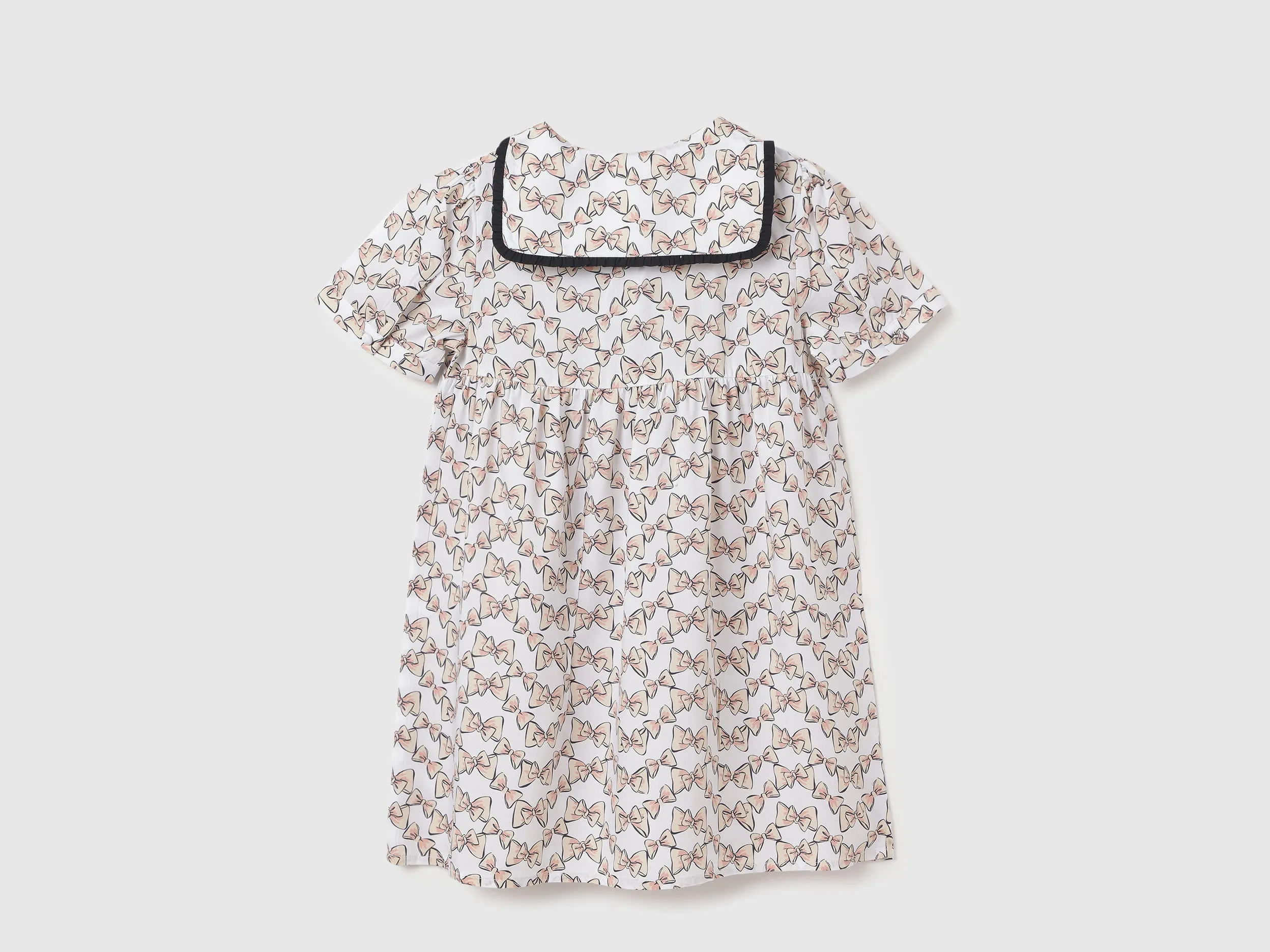 Regular Fit Peter Pan Collar Printed Dress