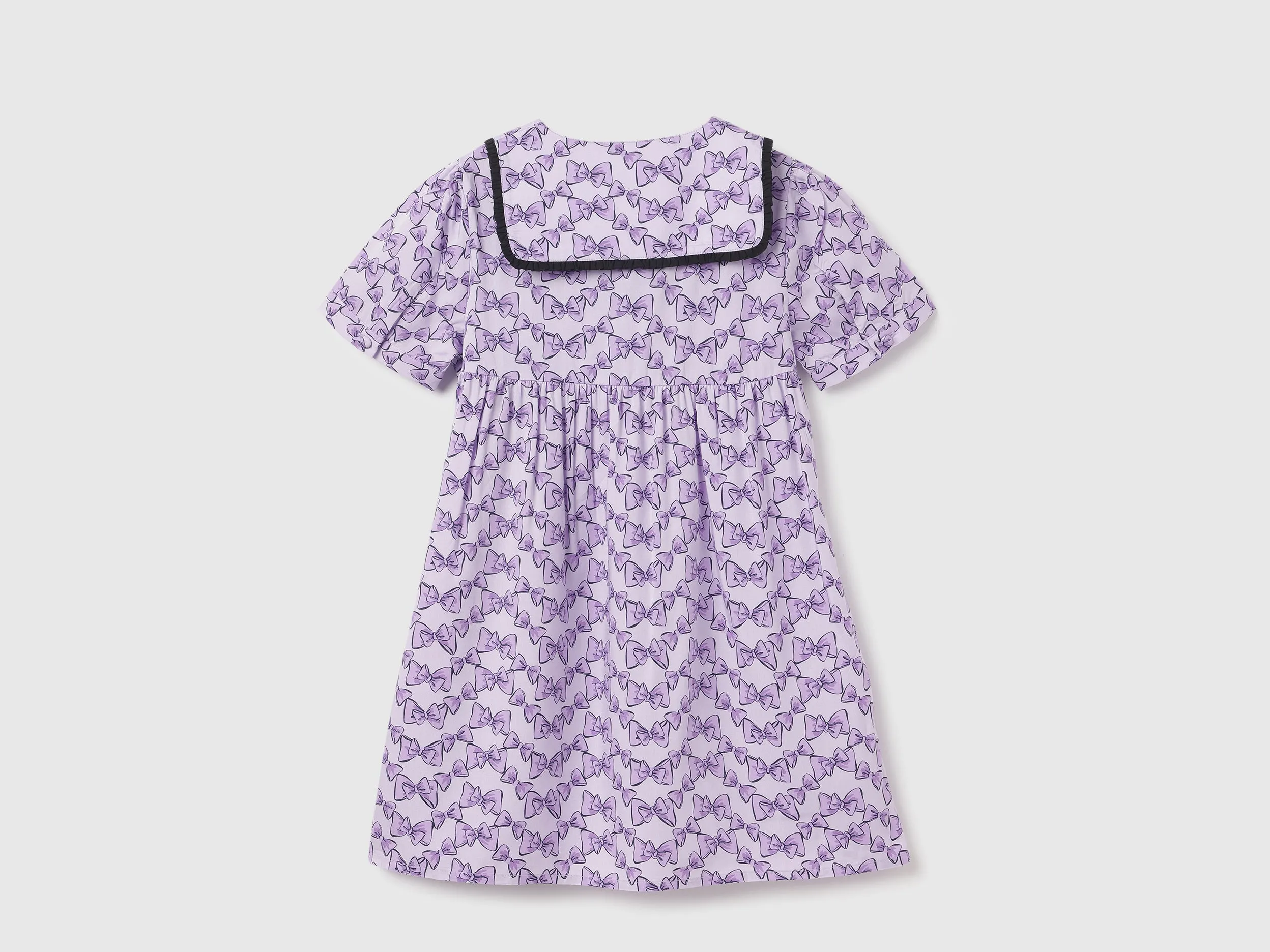 Regular Fit Peter Pan Collar Printed Dress