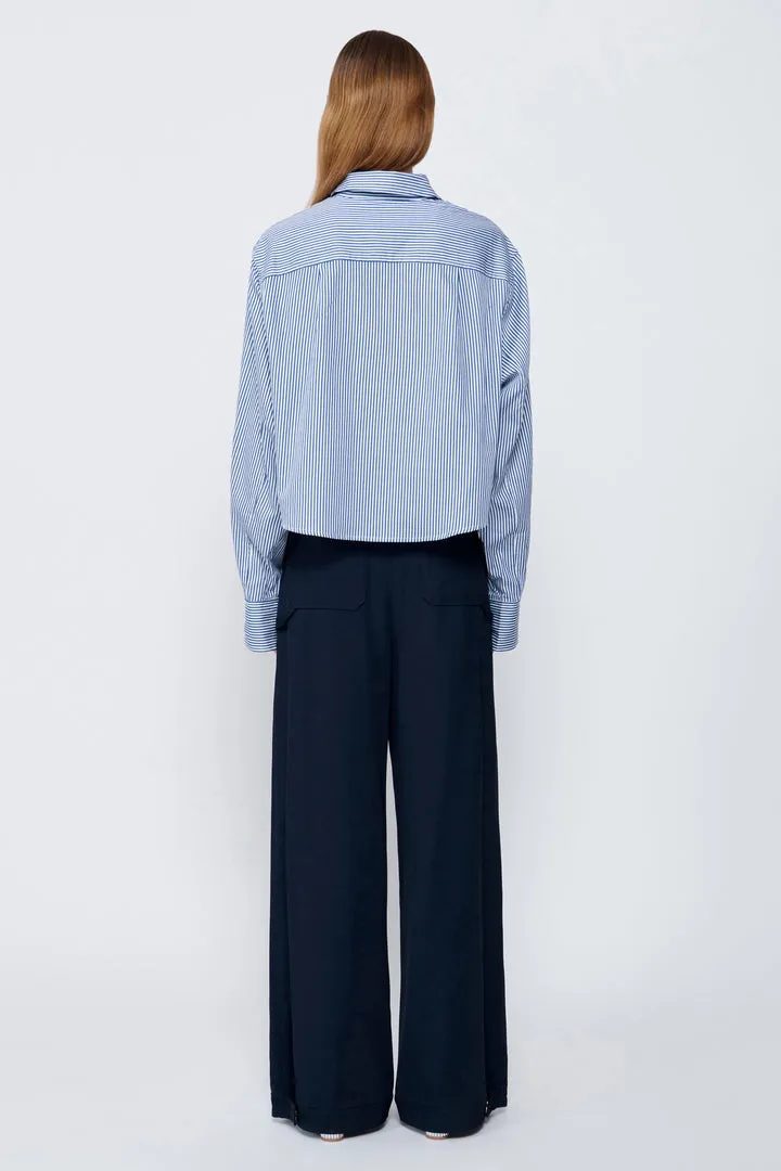 Renata Crop Button Shirt