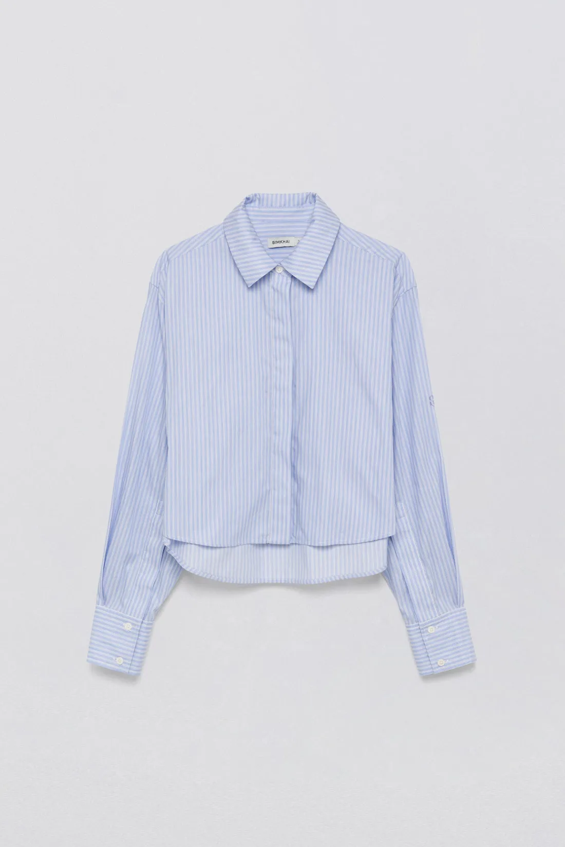 Renata Crop Button Shirt
