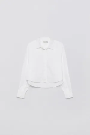 Renata Crop Button Shirt
