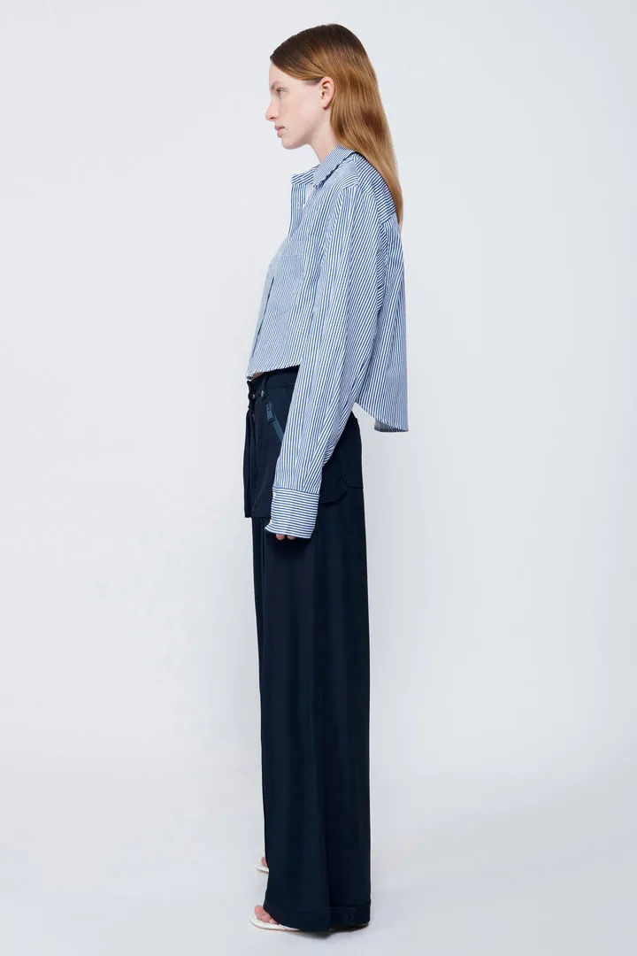 Renata Crop Button Shirt