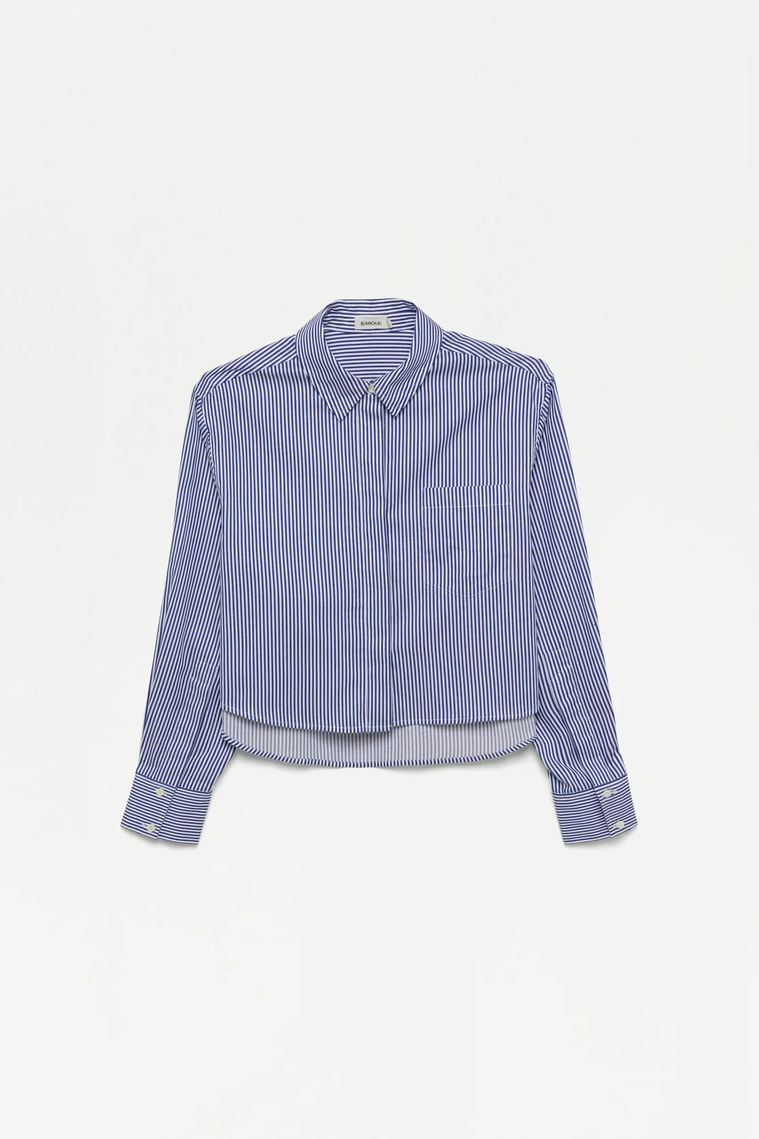 Renata Crop Button Shirt
