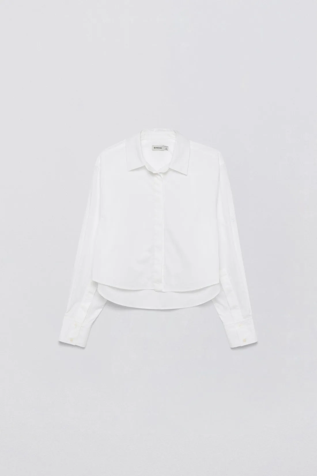 Renata Crop Button Shirt