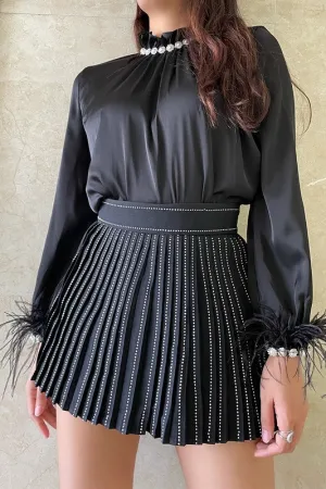 Rendezvous Feather Blouse