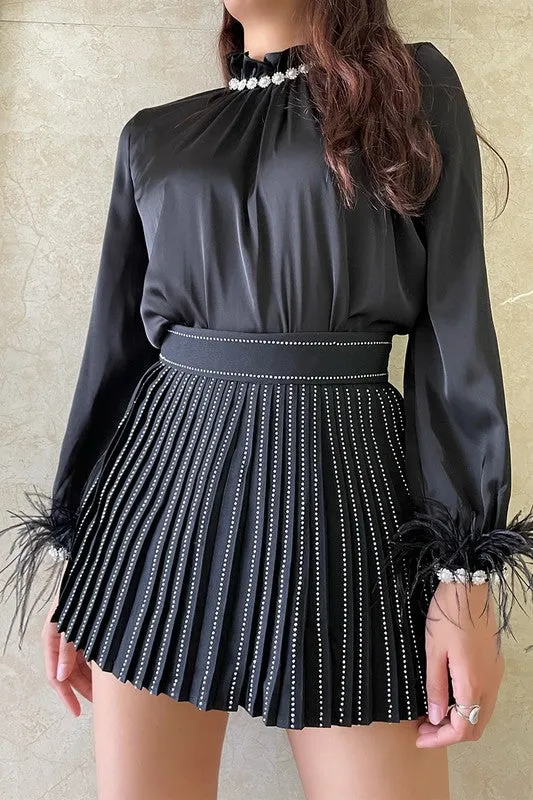 Rendezvous Feather Blouse