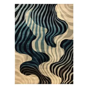 Rippling Tides Hand Tufted Rug 