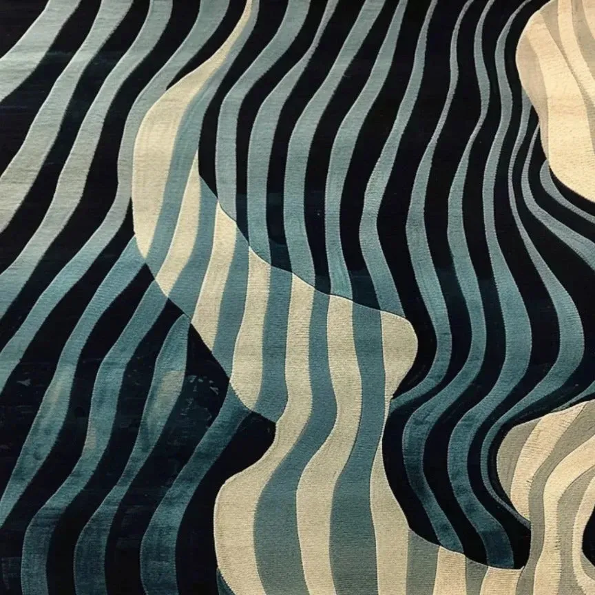 Rippling Tides Hand Tufted Rug 