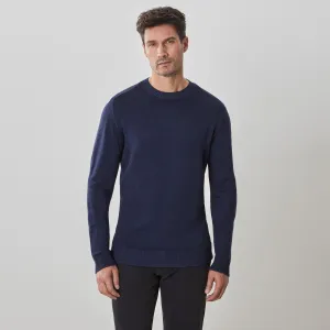 Robert Barakett Bertona Crew Sweater - Navy