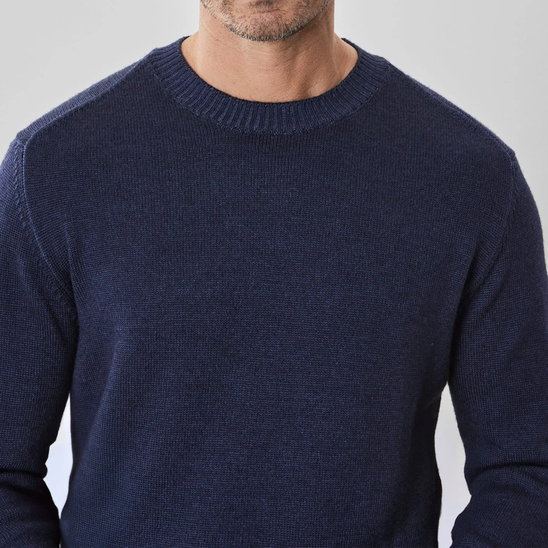 Robert Barakett Bertona Crew Sweater - Navy