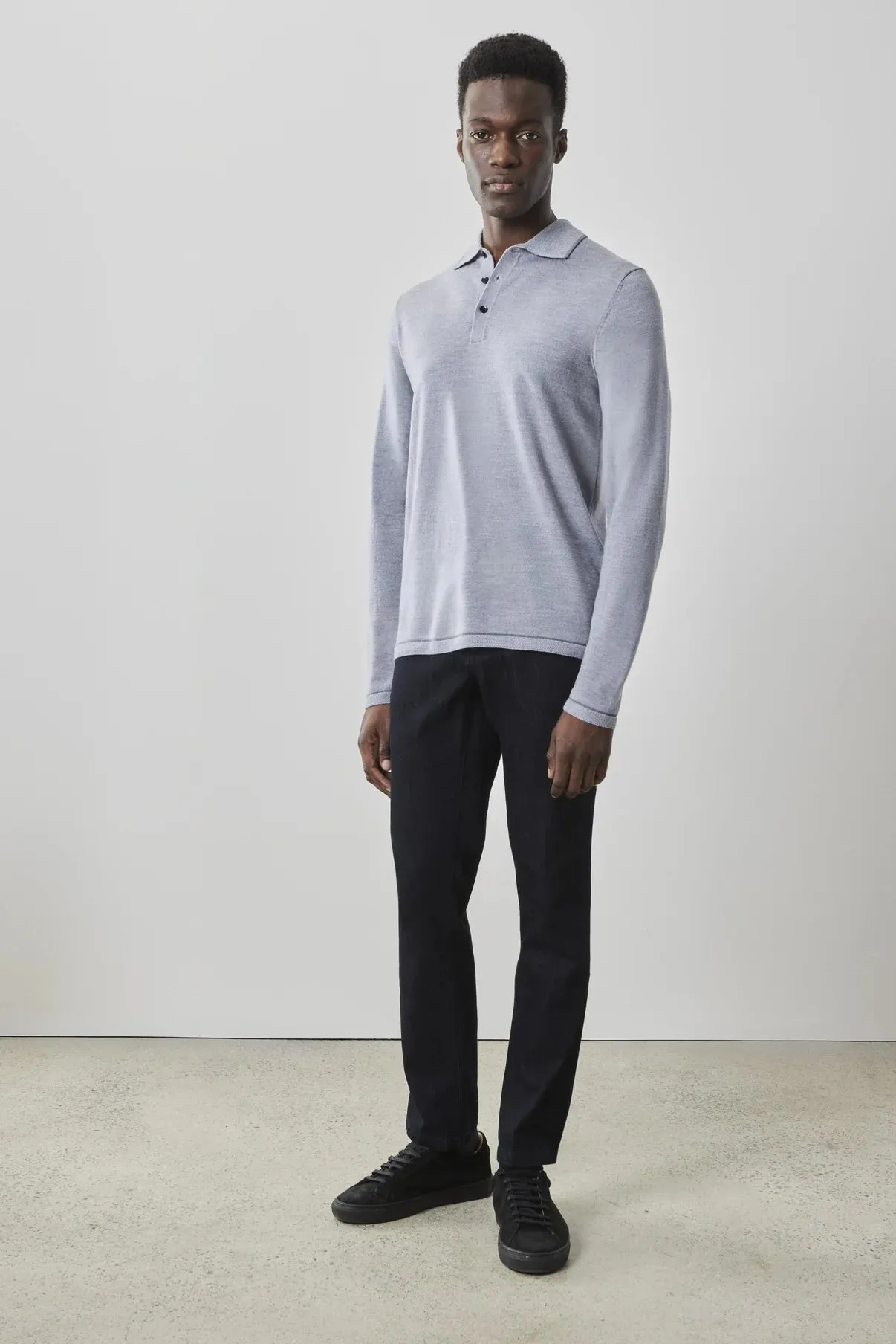 Roman LS Sweater Polo