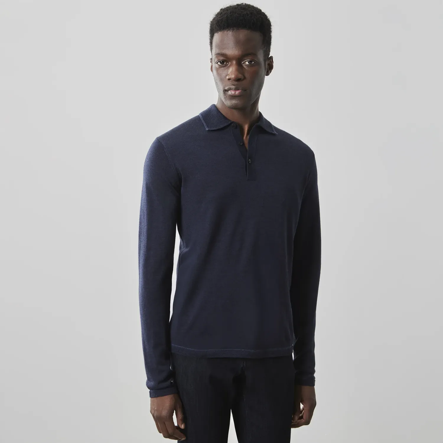 Roman LS Sweater Polo
