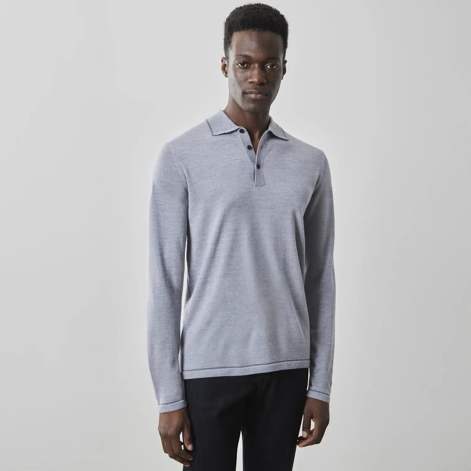 Roman LS Sweater Polo