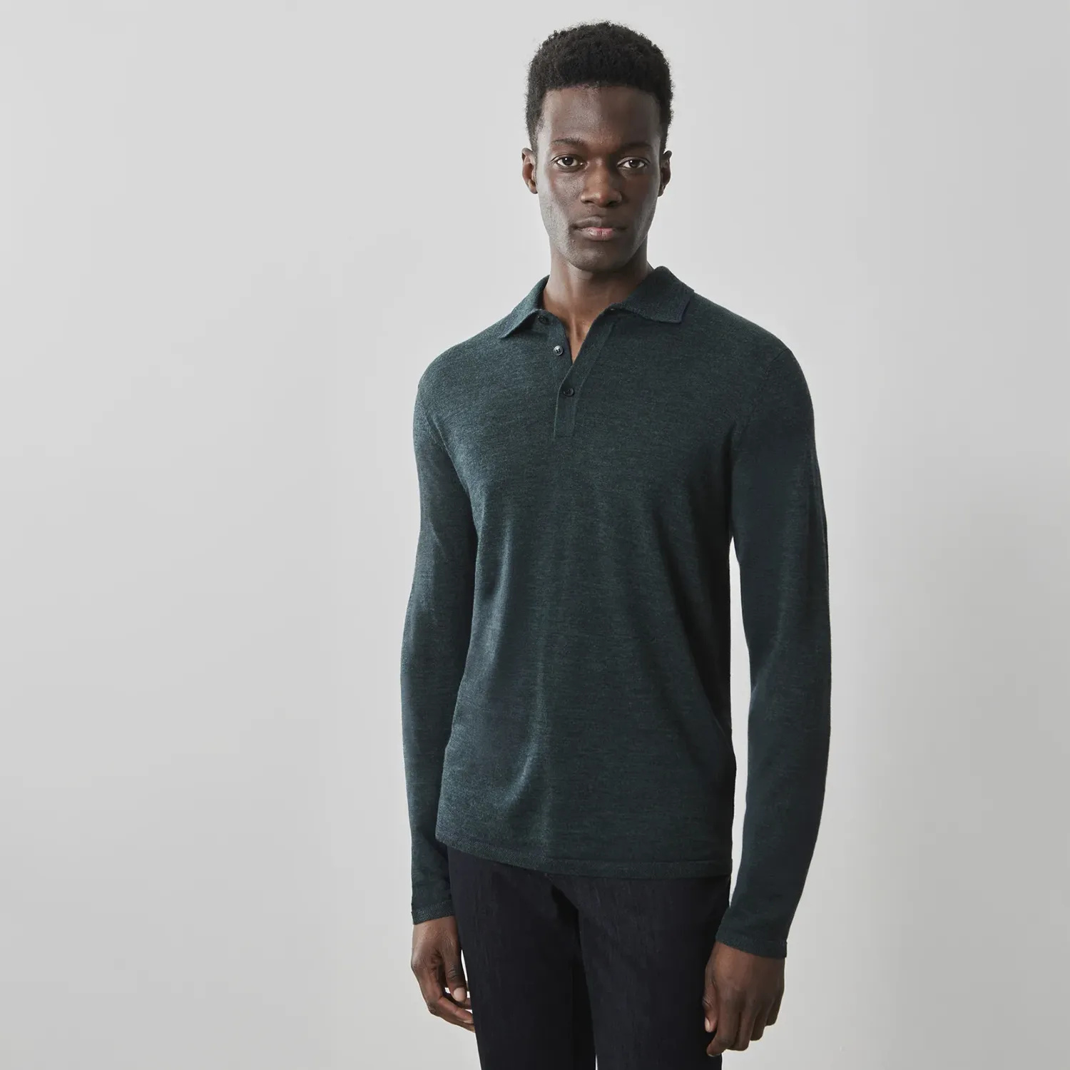 Roman LS Sweater Polo