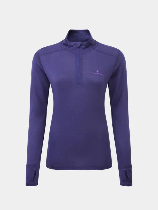 Ronhill - Women's Tech Merino 1/2 Zip Long Sleeve