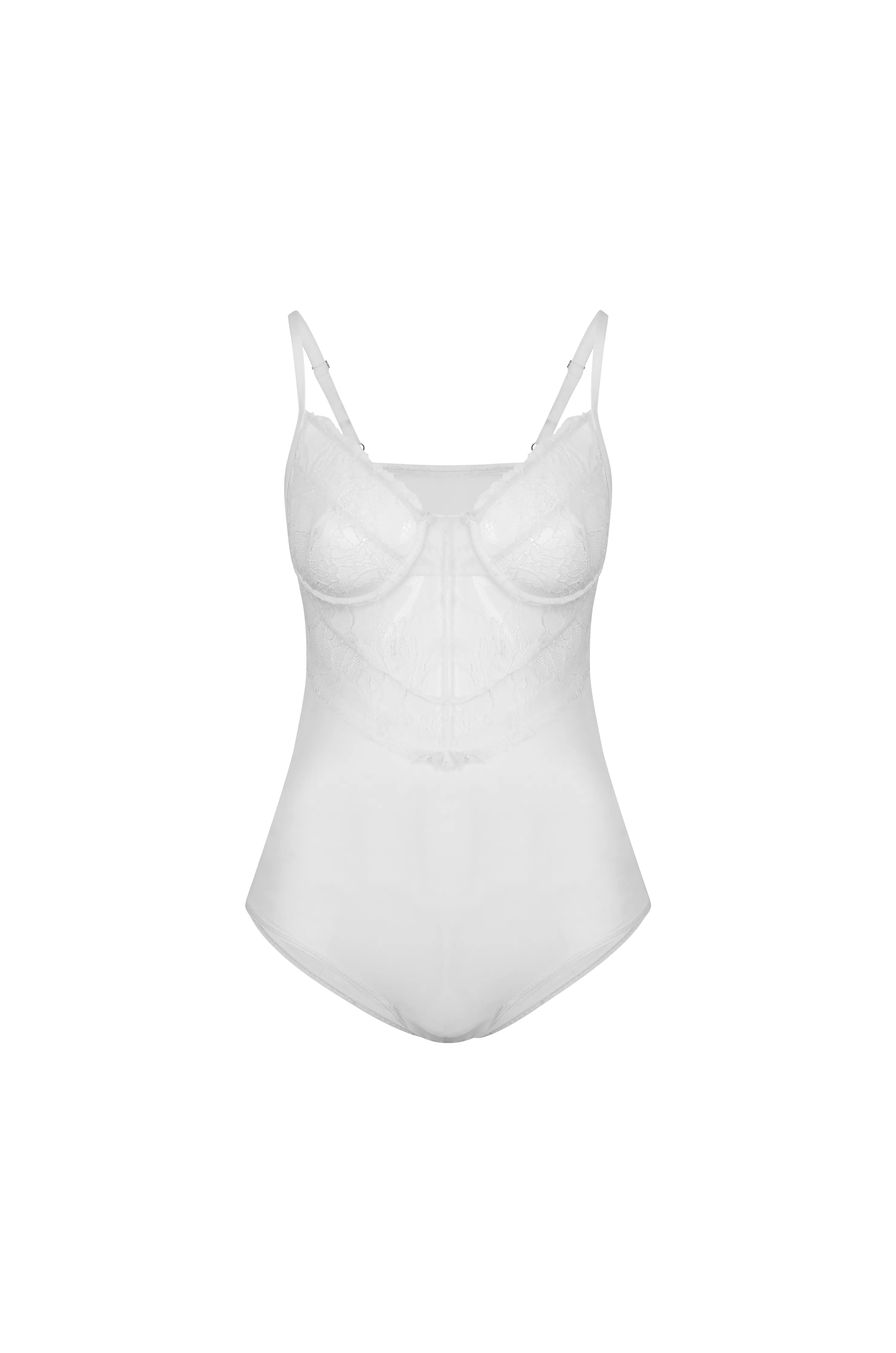 Rosalie Lace Bodysuit White