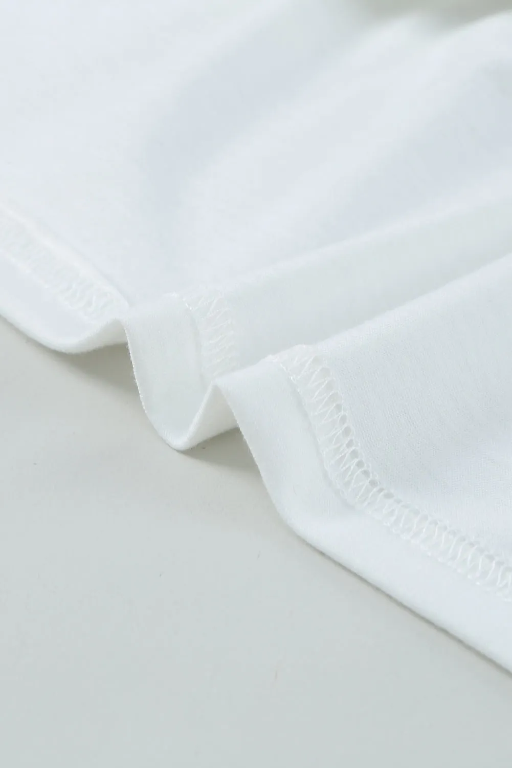 Round Neck Dotted Lantern Sleeve Top