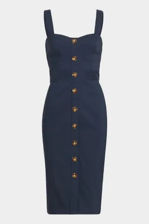 Rozima Dress in Marine