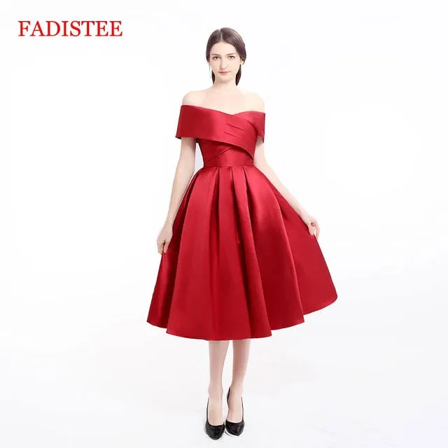 satin pleat dress