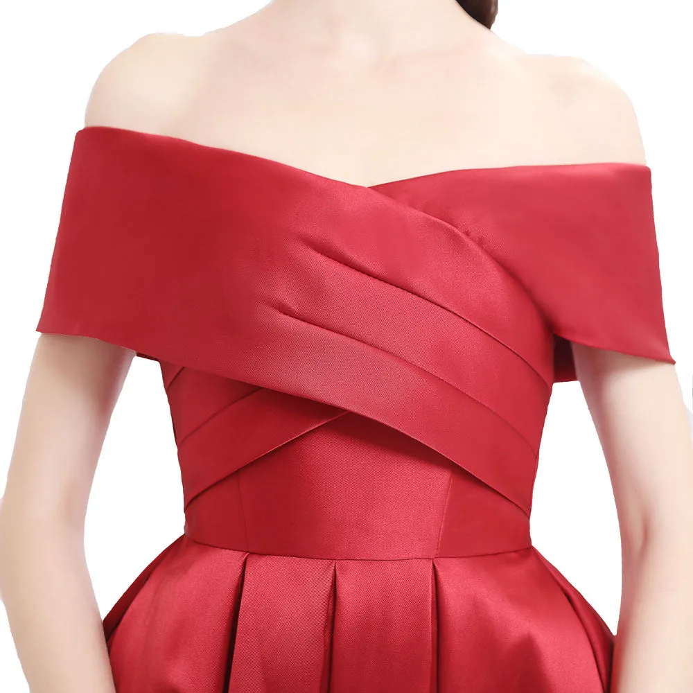 satin pleat dress
