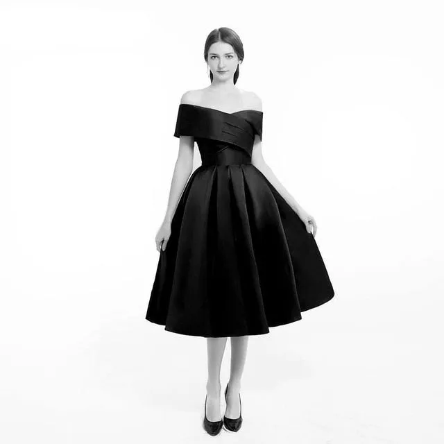 satin pleat dress