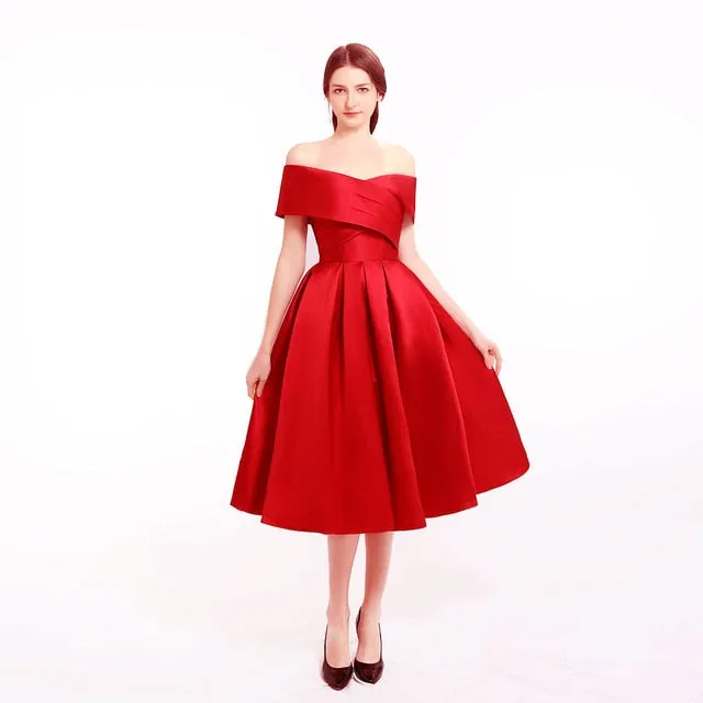 satin pleat dress