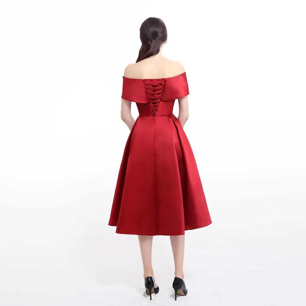 satin pleat dress