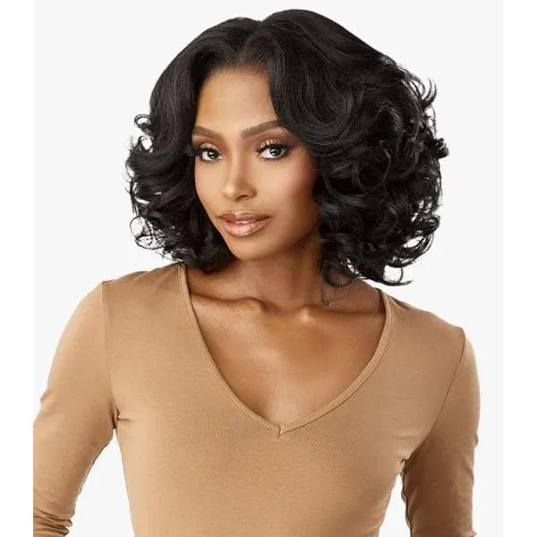 Sensationnel Kinky Edges Kinks & Co 13x6 HD Lace Front Wig - 13x6 KINKY BODY WAVE 14"